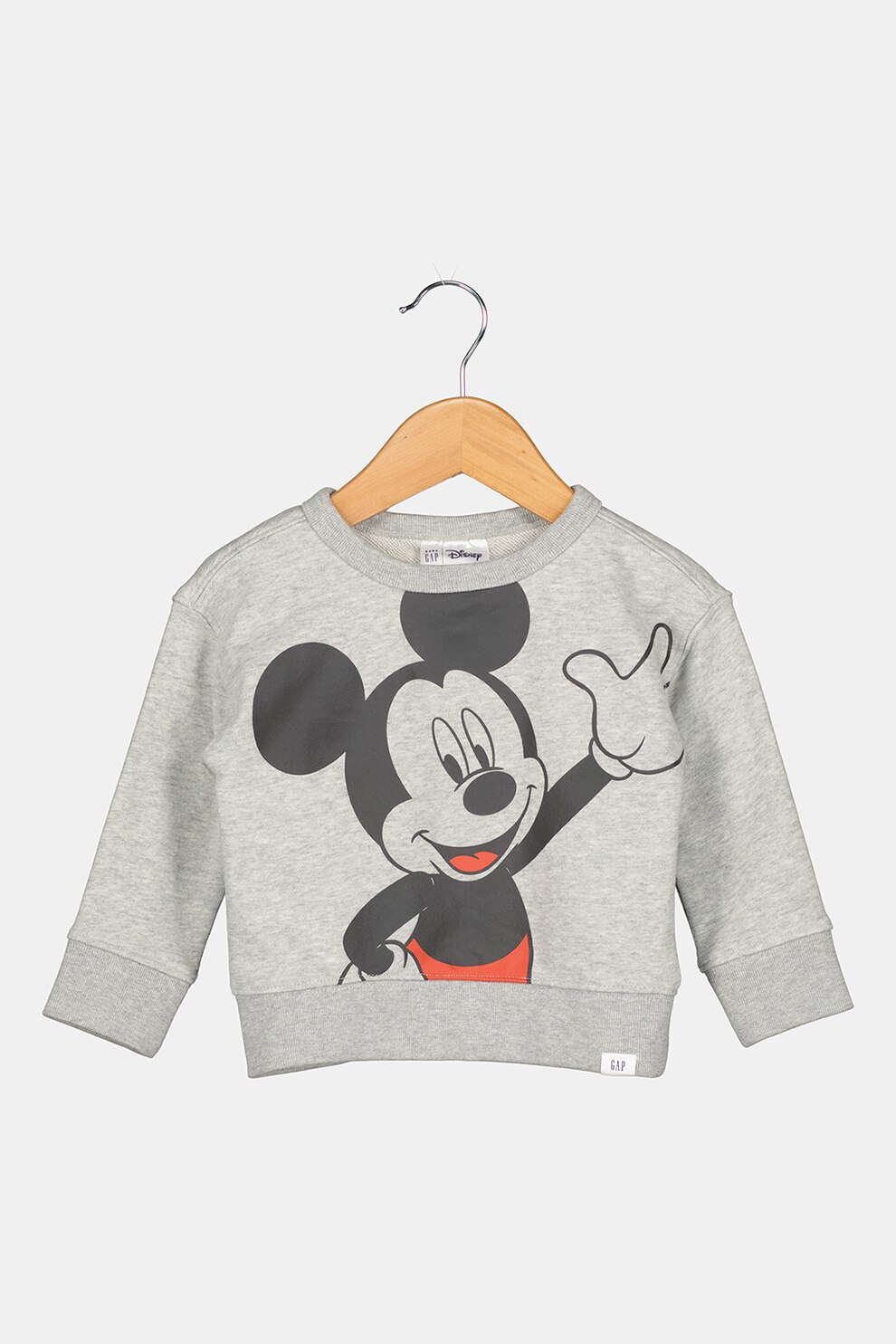 GAP, Bluza sport cu imprimeu cu desene animate, Gri melange