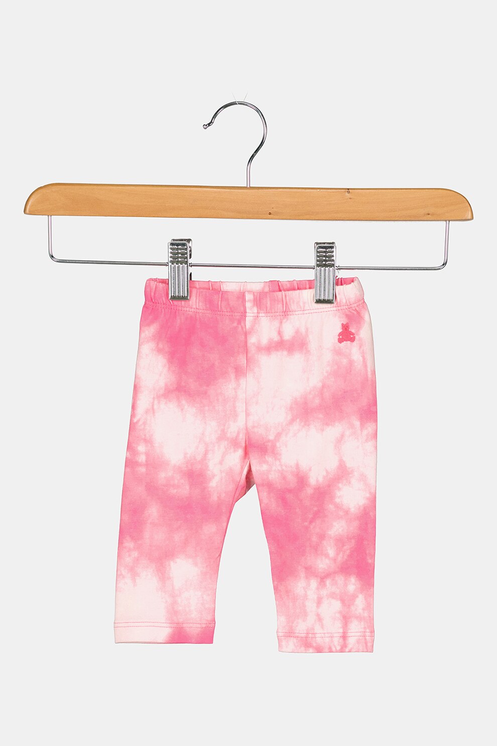 GAP, Colanti din amestec de bumbac organic cu imprimeu in carouri, Roz