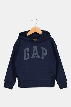 GAP, Hanorac cu imprimeu si buzunar kangaroo, Bleumarin GAP, Hanorac cu imprimeu si buzunar kangaroo, Bleumarin