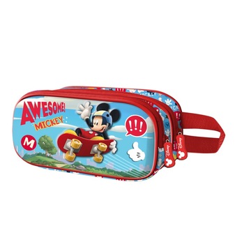 Penar Mickey Mouse Skater 3D , 10x23x7cm, Multicolor Penar Mickey Mouse Skater 3D , 10x23x7cm, Multicolor