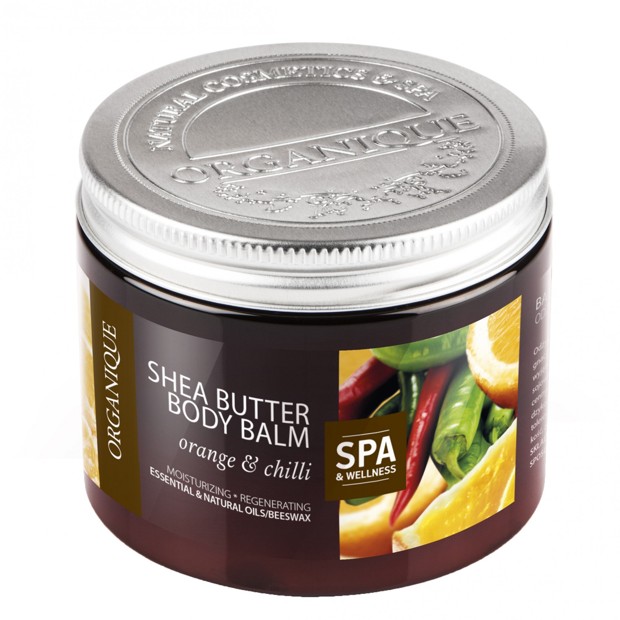 Balsam pentru corp Organique cu shea si chili, 200 ml
