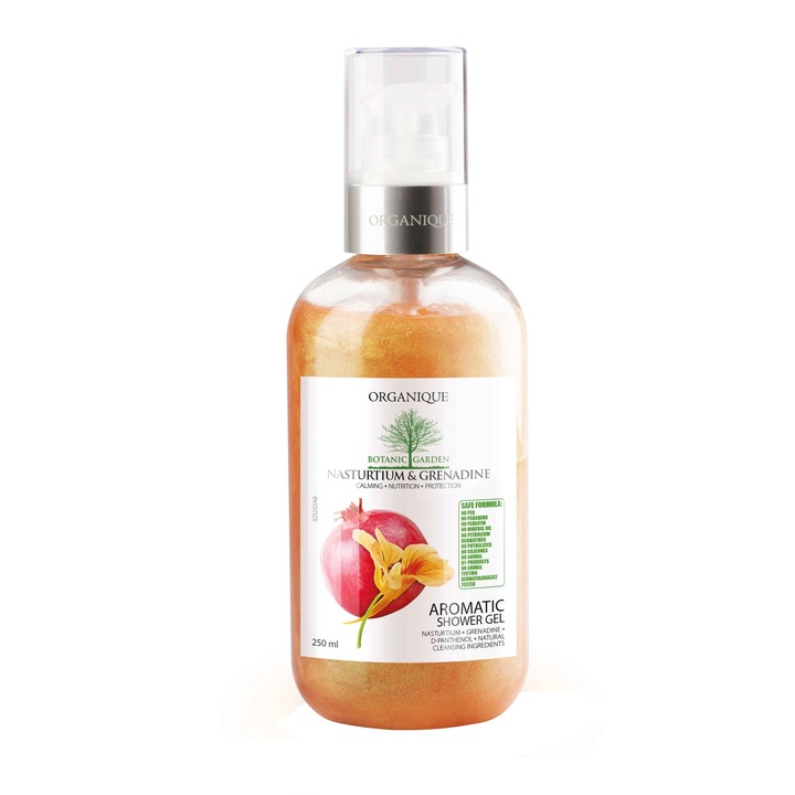 Organique tusfürdő vízotormával és gránátalmával, 250 ml