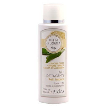 Ten impur/acneic - Gel demachiant Tesori di Liguria 200 ml - ARDESCOSMETICI Ten impur/acneic - Gel demachiant Tesori di Liguria 200 ml - ARDESCOSMETICI
