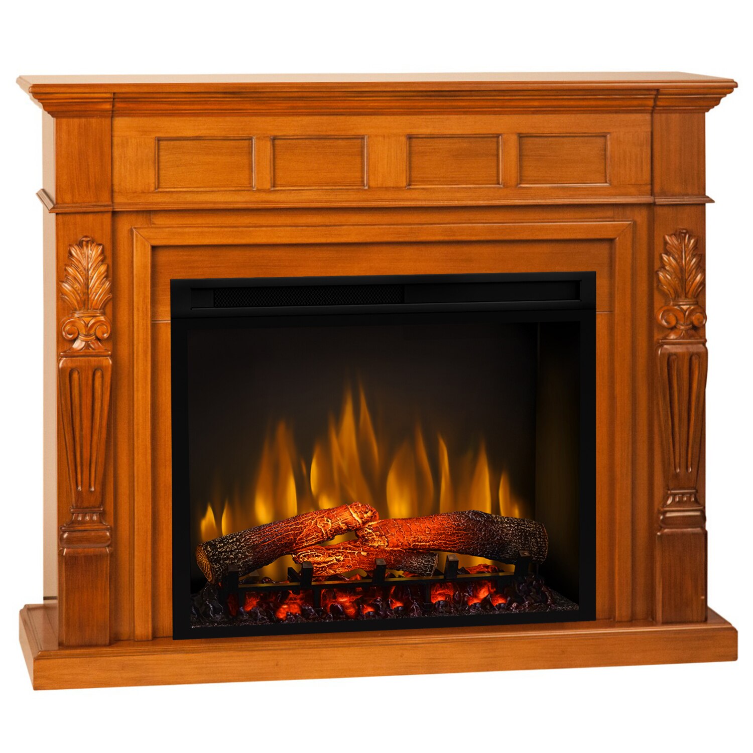 Semineu electric Torchiere Cires cu focar electric 3D Dimplex Optiflame XHD28 si sunet