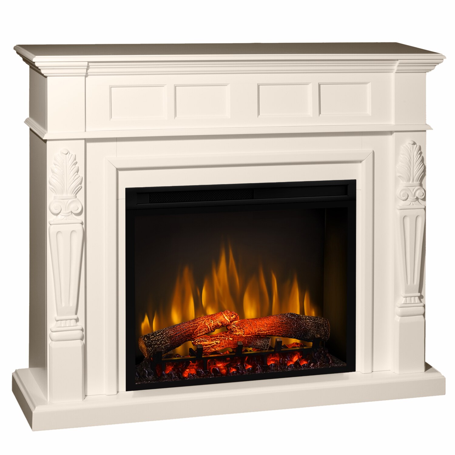 Semineu electric Torchiere Vanilie cu focar electric 3D Dimplex Optiflame XHD28 si sunet