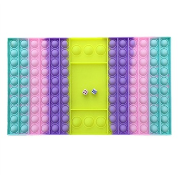 Joc interactiv din silicon moale , antistres cu zaruri, Pop it Now and Flip It, multicolor RIF REFCO ® Joc interactiv din silicon moale , antistres cu zaruri, Pop it Now and Flip It, multicolor RIF REFCO ®