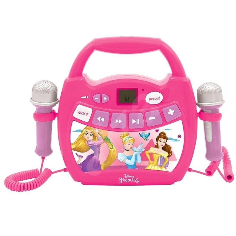 Aparat Lexibook Karaoke portabil cu 2 microfoane Printesele Disney