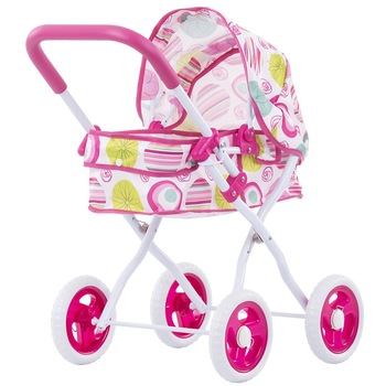 Carucior pentru papusi Chipolino Lora flowers Carucior pentru papusi Chipolino Lora flowers
