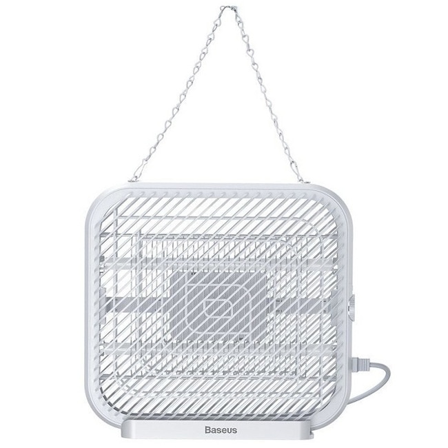 Lampa Anti-Tantari si Insecte, Baseus Mosquito Killer Plus, Bionic UV, 18W, Recomandat pentru interior/exterior, Alb