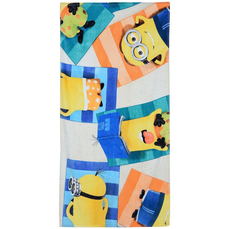 Prosop plaja Minions, Beach 140 x 70 cm Multicolor