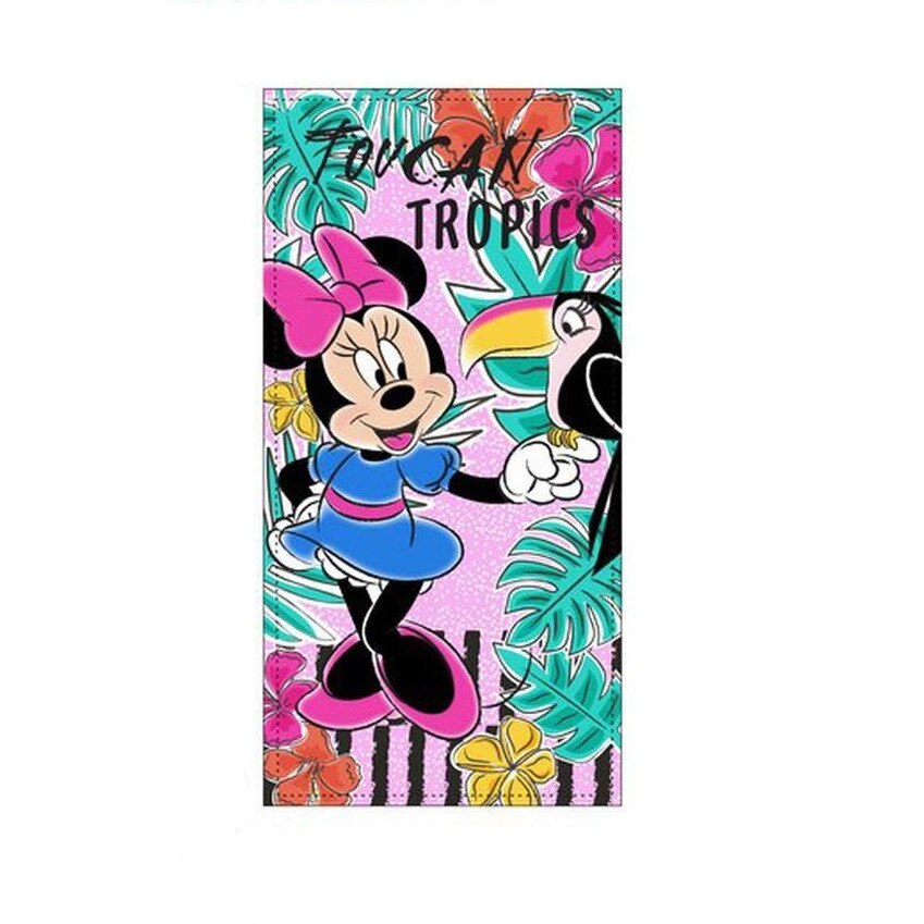 Prosop pentru plaja microfibra Minnie Mouse 140 x 70 cm Multicolor