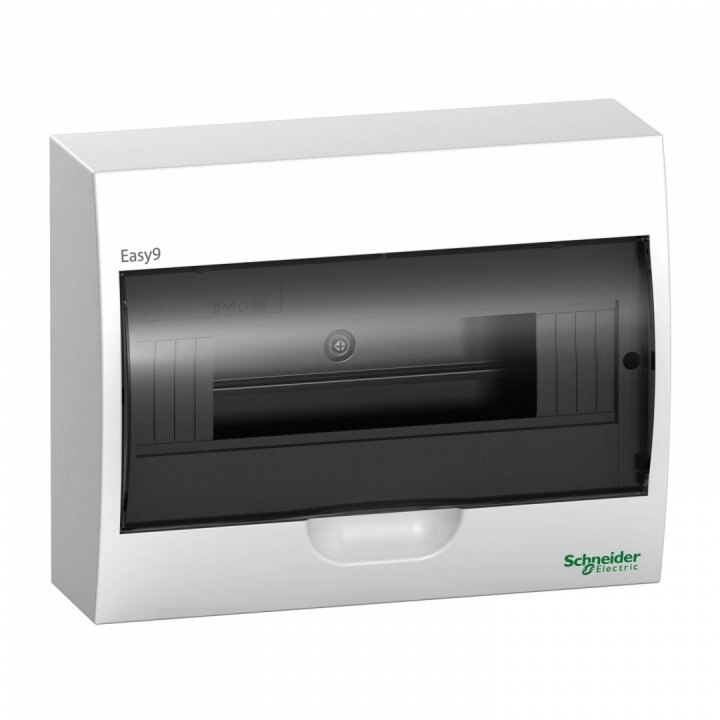Tablou electric, aplicat, cofret aparent, 12 module, usa transparenta, SEEZ9E112S2S, Schneider