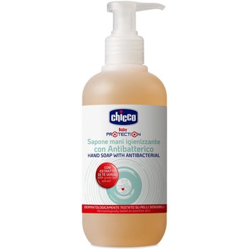 Sapun dermatologic antibacterian pentru maini Chicco, de la 2 ani, 250ml Sapun dermatologic antibacterian pentru maini Chicco, de la 2 ani, 250ml