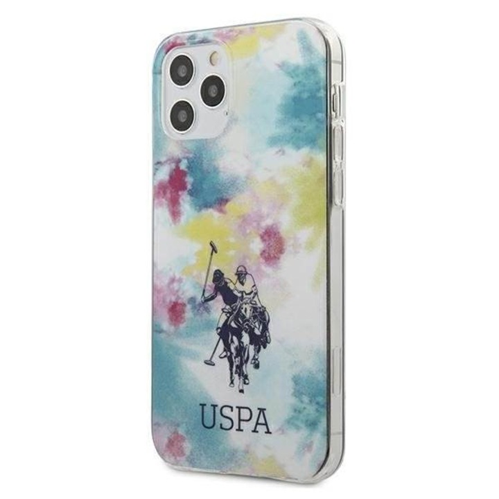 US Polo USHCP12MPCUSML iPhone 12 Pro / iPhone 12 többszínű Tie & Dye Collection telefontok