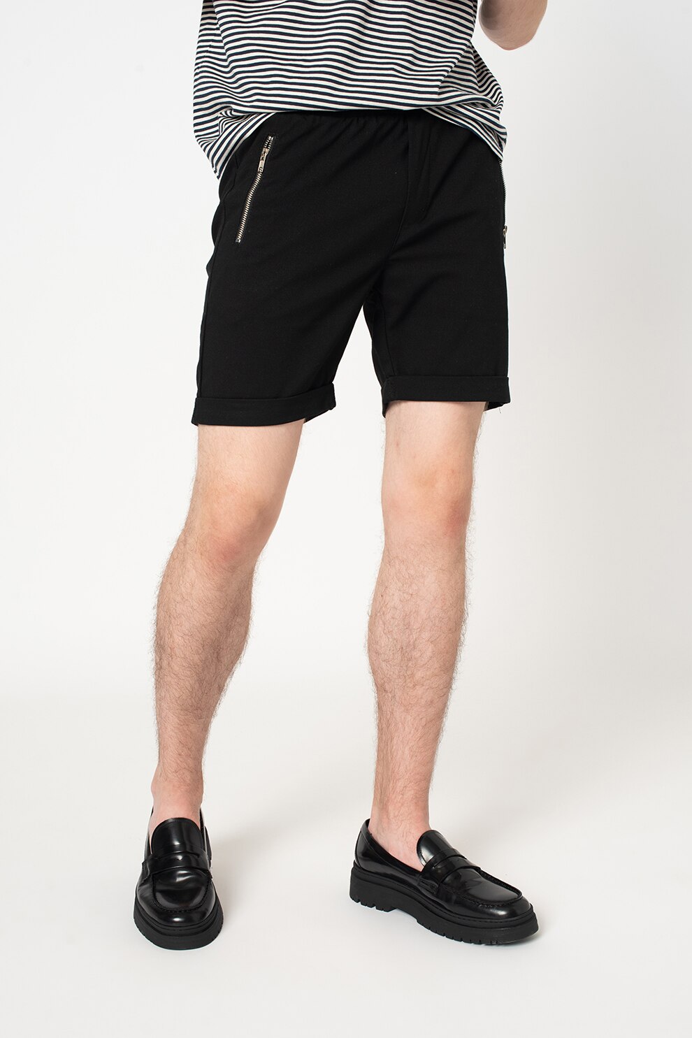 Haily's, Pantaloni scurti chino Mario, Negru