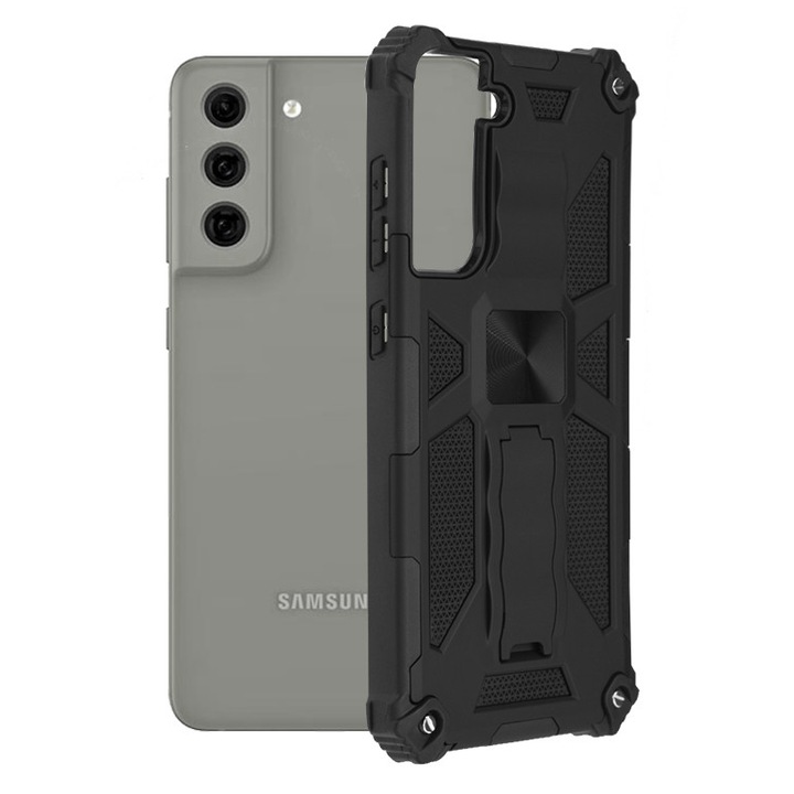 Кейс за Samsung Galaxy S21 FE 5G, Techsuit Blazor Series, черен