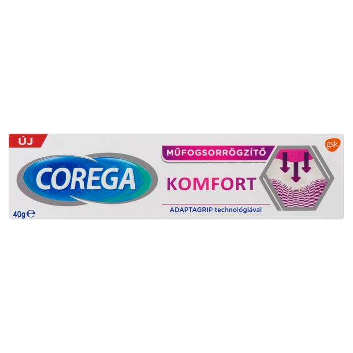 Corega Comfort műfogsorrögzítő krém, 40g