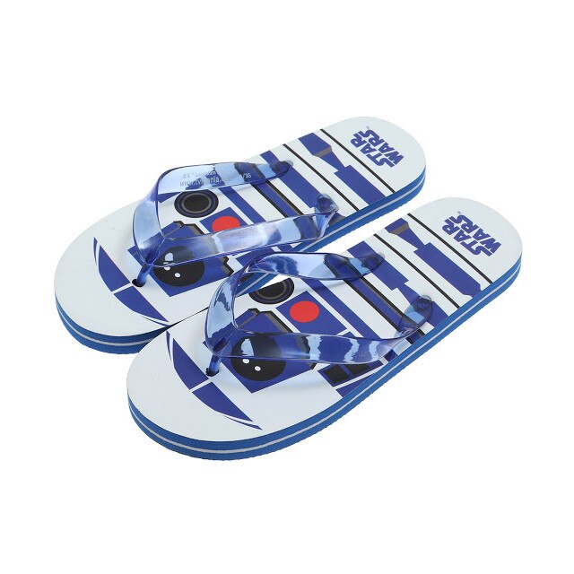 Slapi flip-flops Star Wars alb cu albastru, 30/31