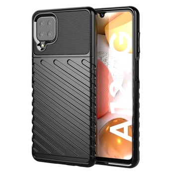 Husa pentru Samsung Galaxy A22 4G armored thunder black Husa pentru Samsung Galaxy A22 4G armored thunder black