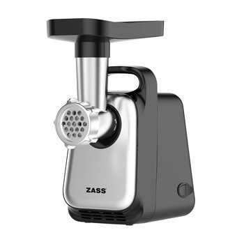 Masina de tocat carne cu accesoriu de rosii Zass ZMG 08, Putere 1300W, 1,3 kg carne/min, Reverse Masina de tocat carne cu accesoriu de rosii Zass ZMG 08, Putere 1300W, 1,3 kg carne/min, Reverse