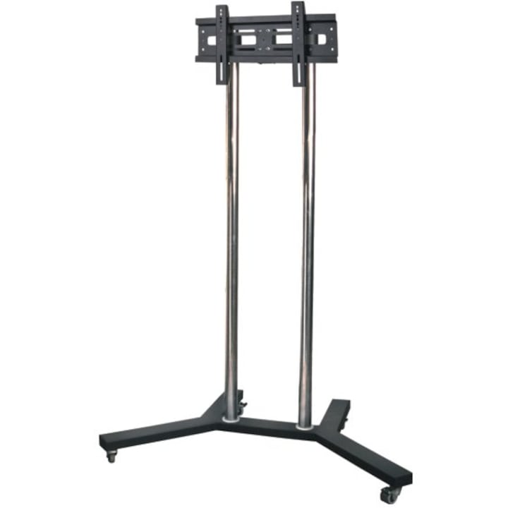 Стойка Edbak TR1, за монитор, до 55.9 cm (22"), черен/сив