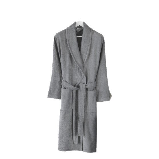 Halat de baie bambus 100%,Bahar Home, marime S, Bamboo Gri