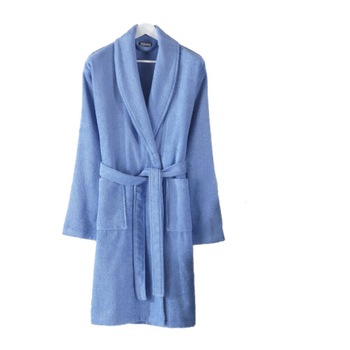 Halat de baie bumbac 100%,Bahar Home, marime L, Corda Bleu Halat de baie bumbac 100%,Bahar Home, marime L, Corda Bleu