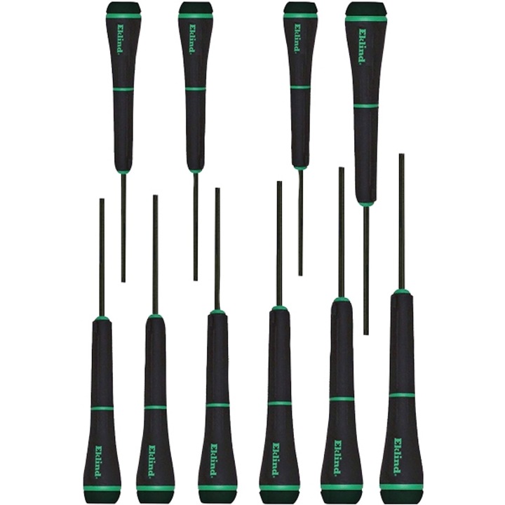 Комплект отвертки PSD/10бр T3,T4,T5,T6,T7,T8,T9,T10,T15,T20 Eklind