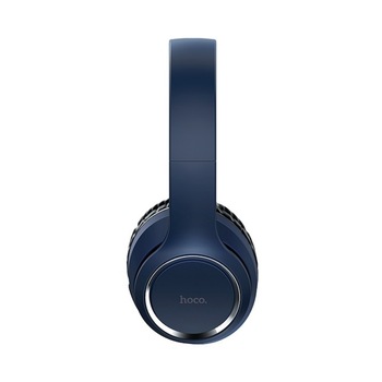 Casti On-Ear Wireless HOCO W28 - Albastru Casti On-Ear Wireless HOCO W28 - Albastru