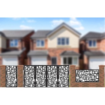 Poarta acces pietonal,din tabla decupata (Traforata CNC) cu plasma,PP013 , 1640 X 880 mm Poarta acces pietonal,din tabla decupata (Traforata CNC) cu plasma,PP013 , 1640 X 880 mm