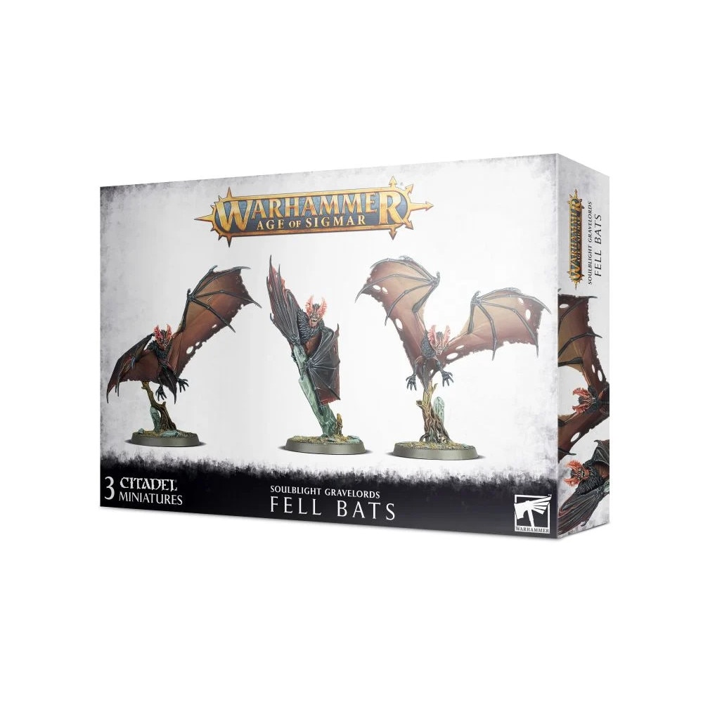 Pachet 3 miniaturi Games Workshop Warhammer Age Of Sigmar, Soulblight Gravelords Fell Bats