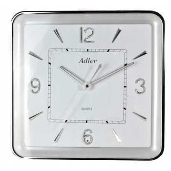 Ceas de perete Adler cu lumina led W165 Silver 32 cm Ceas de perete Adler cu lumina led W165 Silver 32 cm