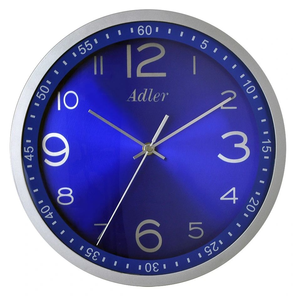 Ceas de perete Adler 30cm 8148 Albastru
