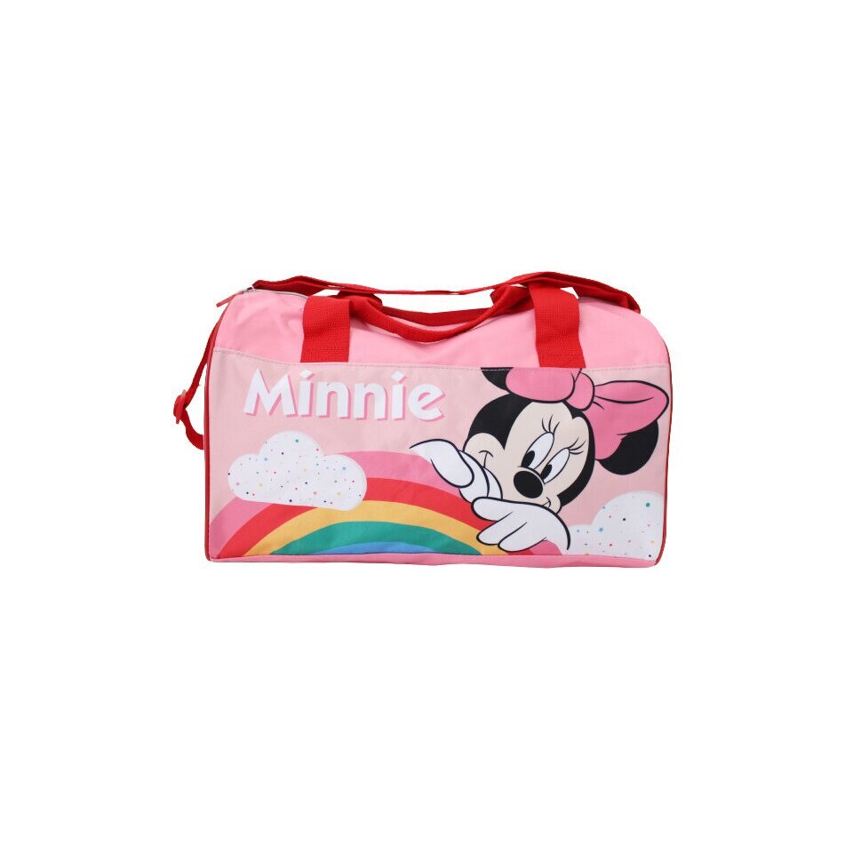 Geanta sport, Minnie rainbow, roz