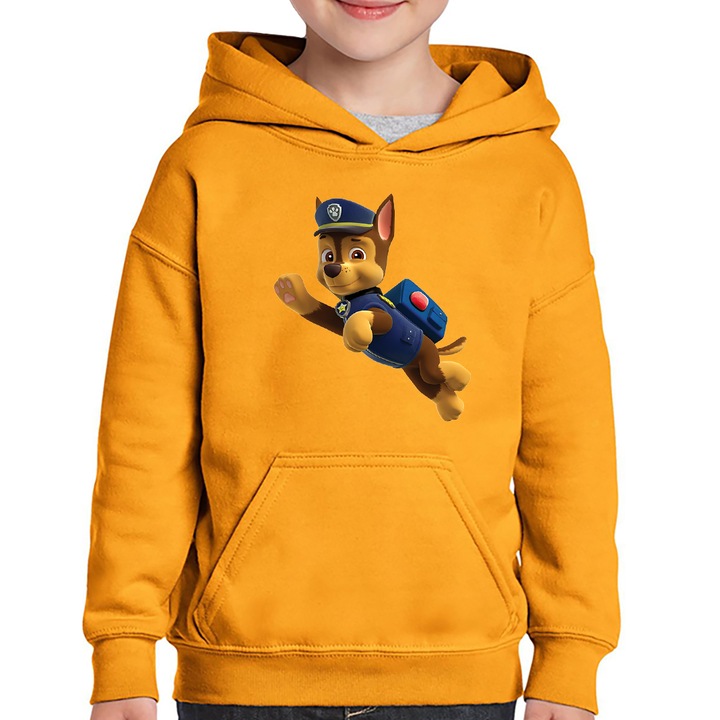 Hanorac copii Paw Patrol Chase Dog Politist Dinamo, Portocaliu