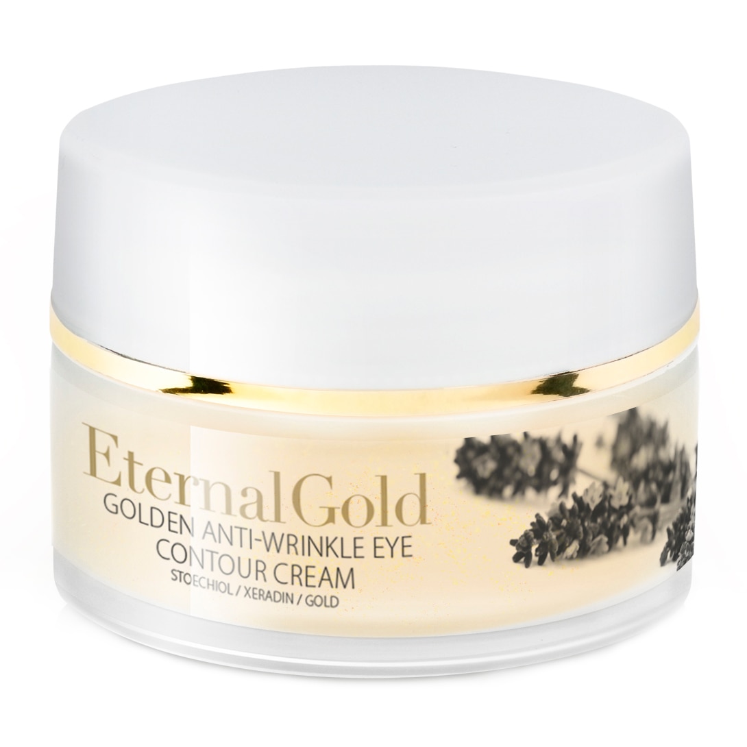 Crema Organique cu aur pentru conturul ochilor, 15 ml
