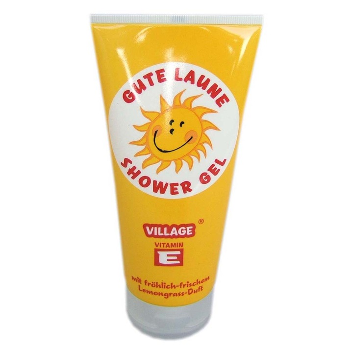 Gel de dus Village Smiley cu lamaita, 200 ml