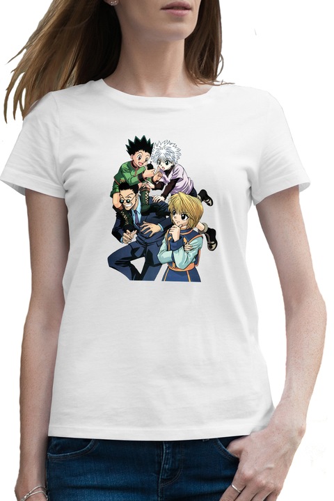 Női Póló Hunter x Hunter Team Gang, Fehér