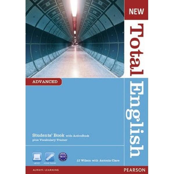 New Total English Advanced Students' Book with Active Book Plus Vocabulary Trainer - Antonia Clare, J. J. Wilson