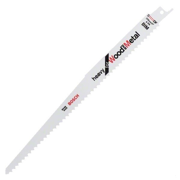 Set 2 panze fierastrau sabie, Bosch S1111DF, Heavy for Wood and Metal, 225mm (DIY)