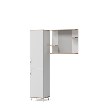 Set mobilier de baie cu oglinda, Yagmur, 180x40x38 Set mobilier de baie cu oglinda, Yagmur, 180x40x38