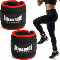 Set 2 Greutati Incheietura Maini si Picioare Armageddon Sports, 2 x 1 kg