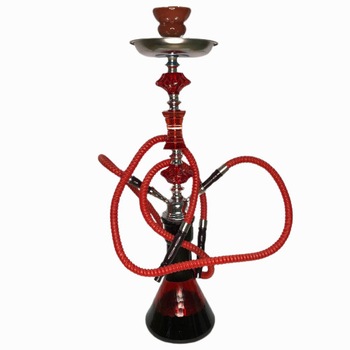Narghilea Hookah Red Palestin, 2 furtun, rosie, 55 cm, DIMITRIS-197 Narghilea Hookah Red Palestin, 2 furtun, rosie, 55 cm, DIMITRIS-197