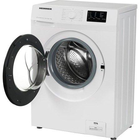 Masina de spalat Heinner Slim HWM-H6010E++, 6 kg, 1000 rpm, Clasa E, Display LED, Alb