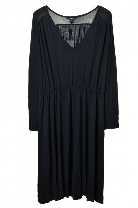 Rochie de dama cu maneca lunga, Gant, Vascoza, bleumarin, L