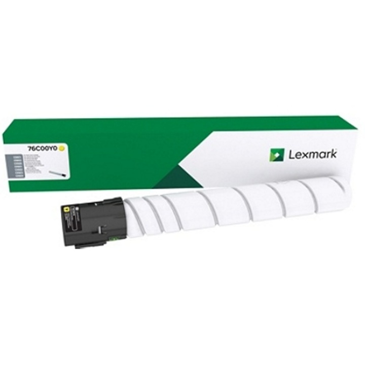 Lexmark 76C00Y0 sárga, toner, 11,500 oldal