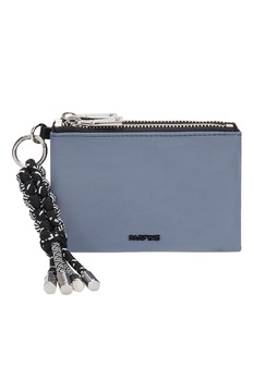 PARFOIS, Portofel cu fermoar si accesoriu detasabil, Albastru prafuit, 8.5x13.5x2.5 CM Standard PARFOIS, Portofel cu fermoar si accesoriu detasabil, Albastru prafuit, 8.5x13.5x2.5 CM Standard