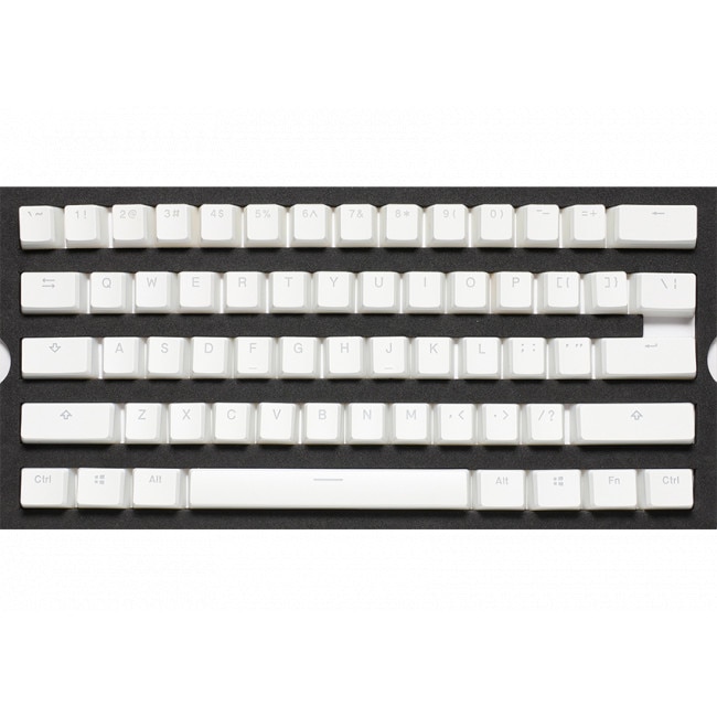 Set 108 taste pentru tastatura mecanica Ducky Pudding White PBT Double-Shot US Layout