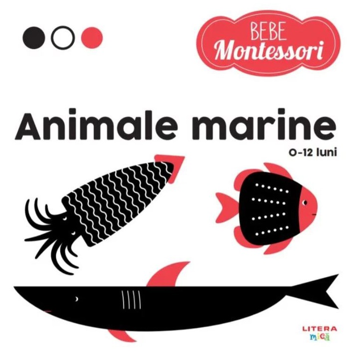 Bebe montessori. Animale marine. 0-12 luni