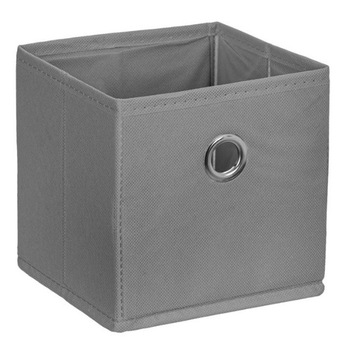 Cutie de depozitare fara capac Grey, Gri, 15x15x15 cm Cutie de depozitare fara capac Grey, Gri, 15x15x15 cm